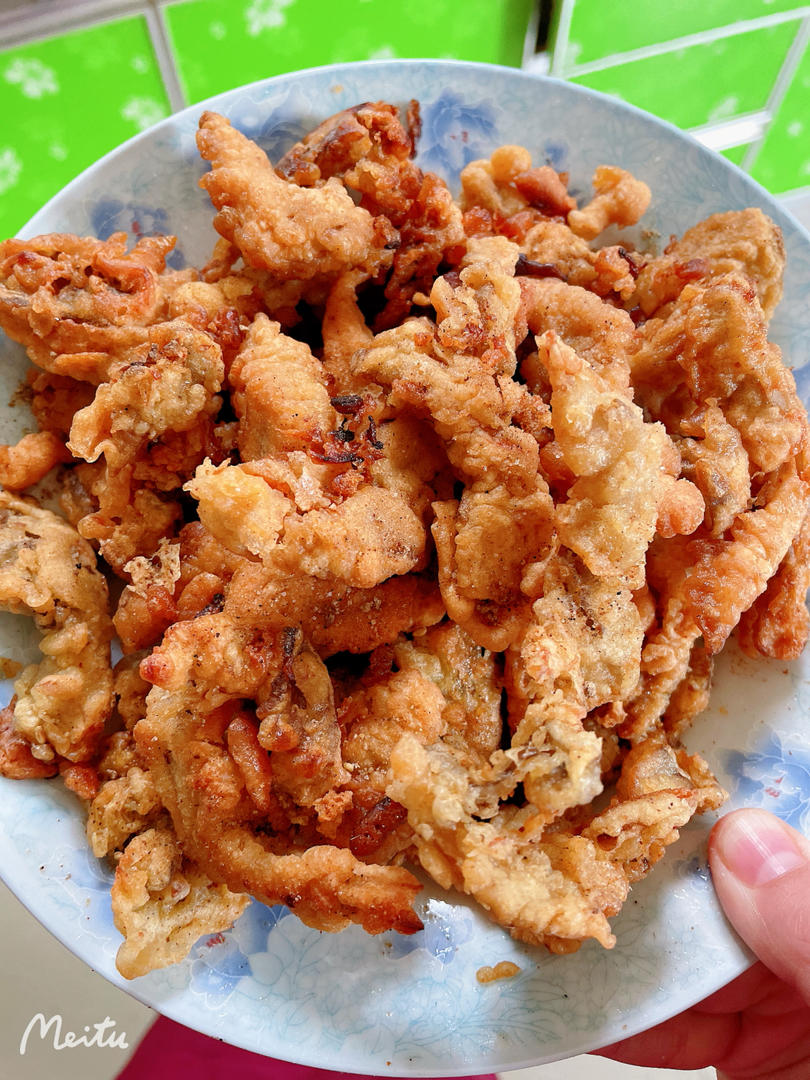 干炸蘑菇