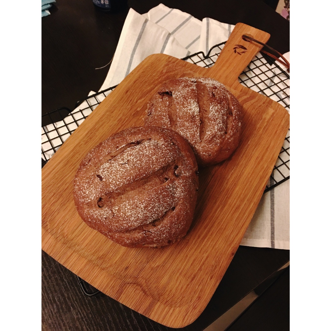 全麦巧克力豆软欧
