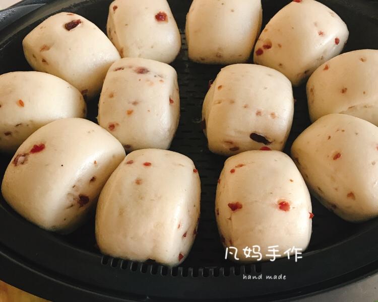 蔓越莓馒头的做法