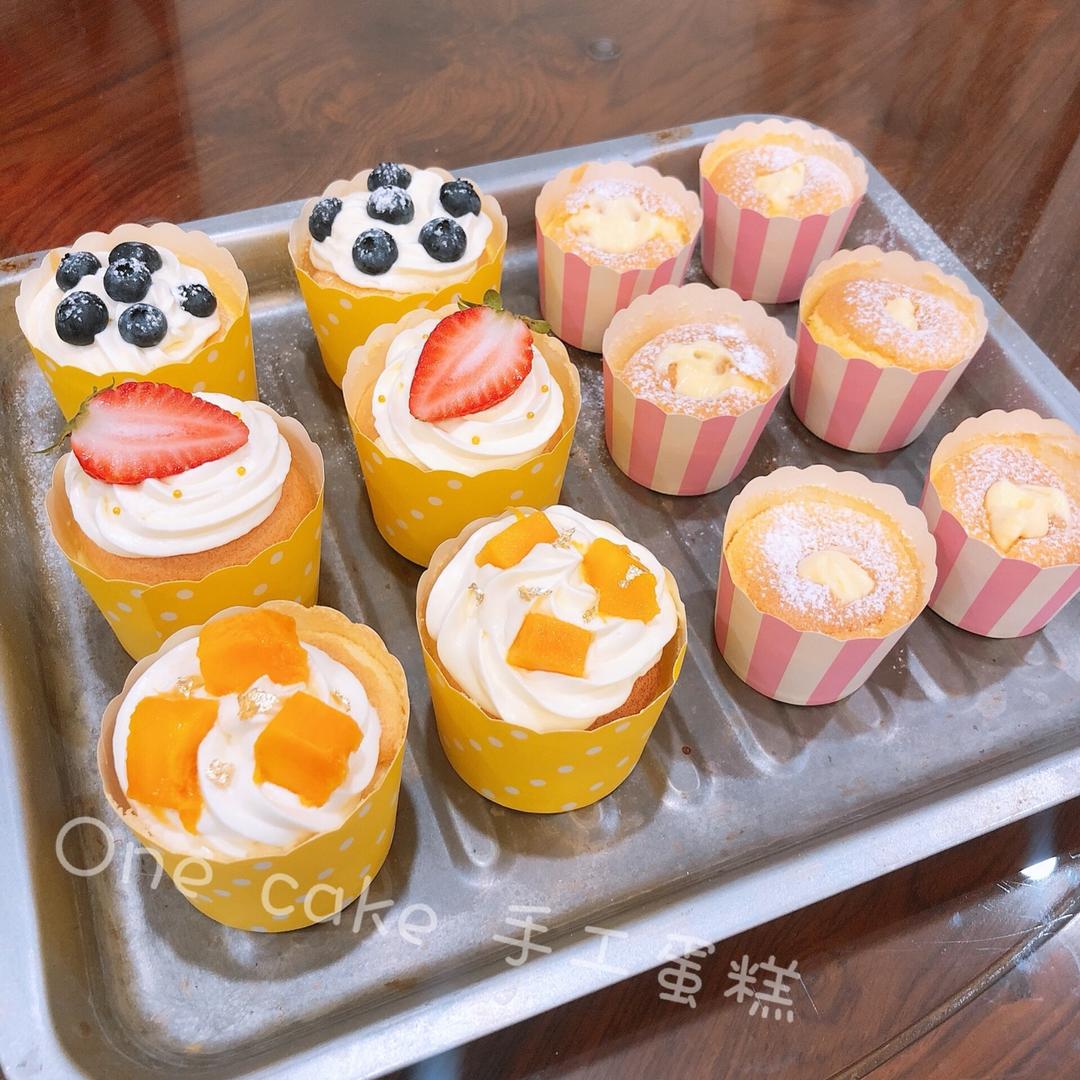 北海道戚风杯子蛋糕