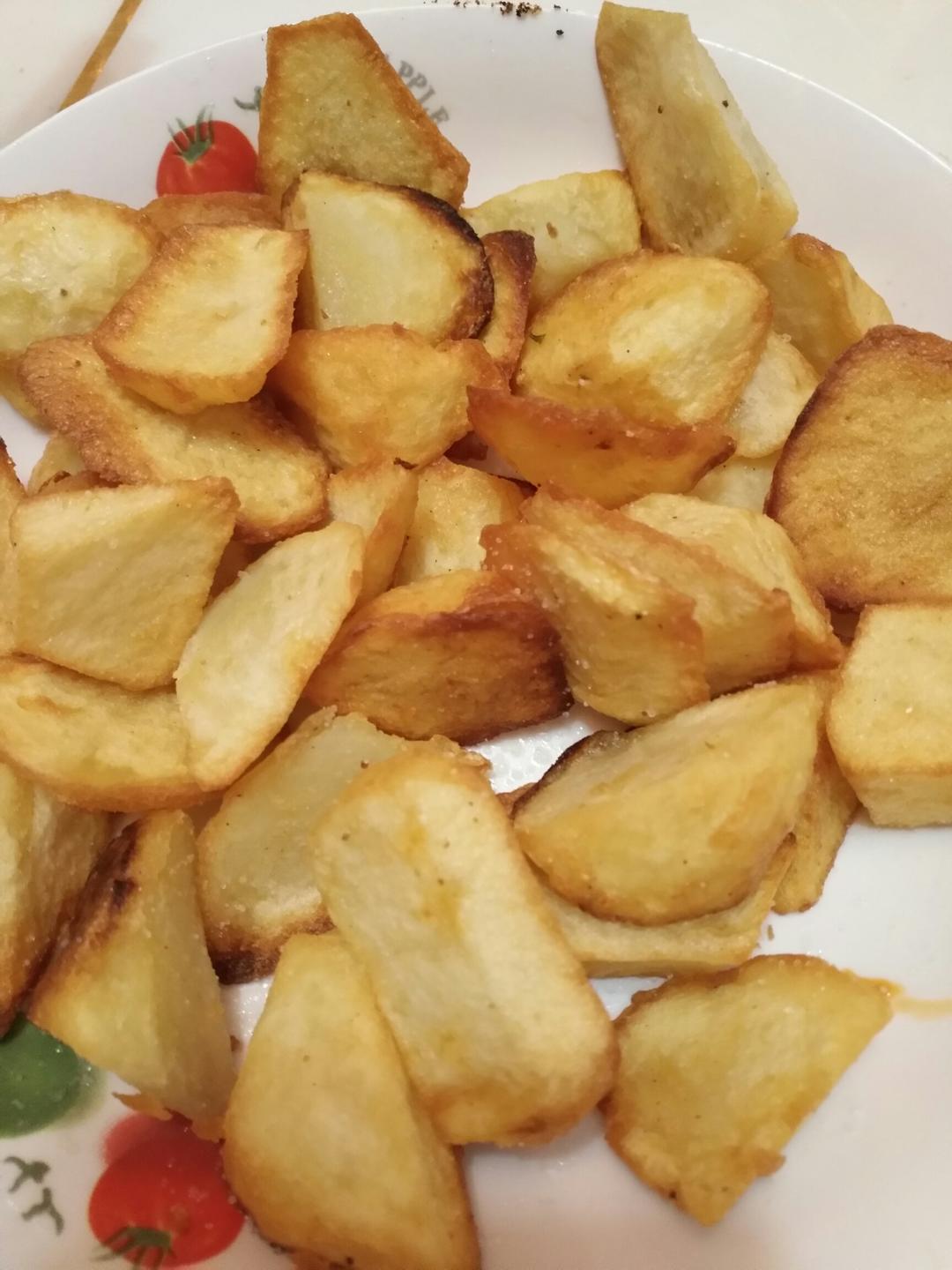 晴小沫做的炸土豆(马铃薯)
