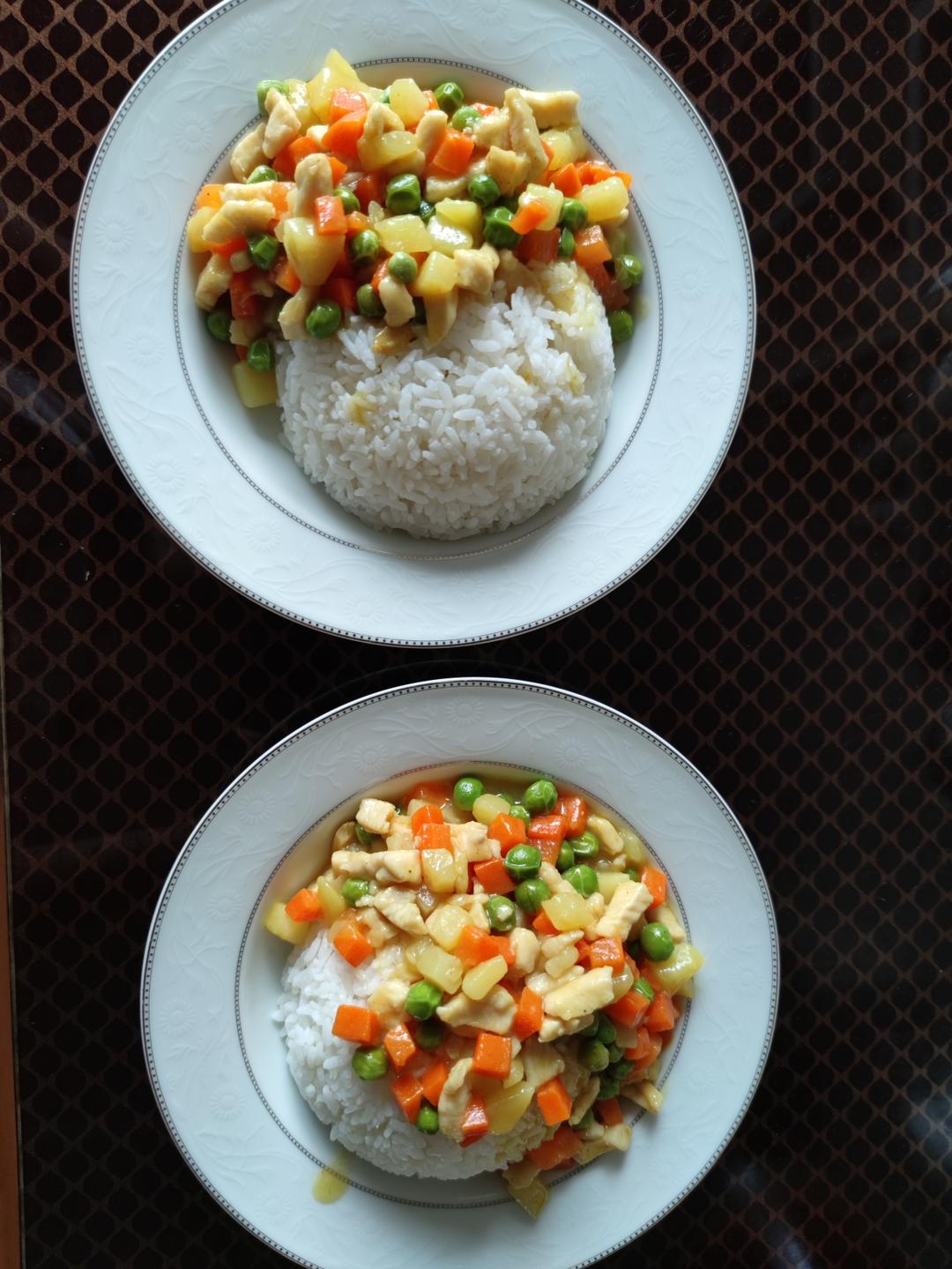 晚饭不费时☞咖喱鸡肉土豆