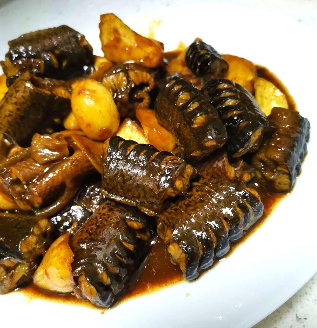 喝茶不为解渴做的红烧鳝段