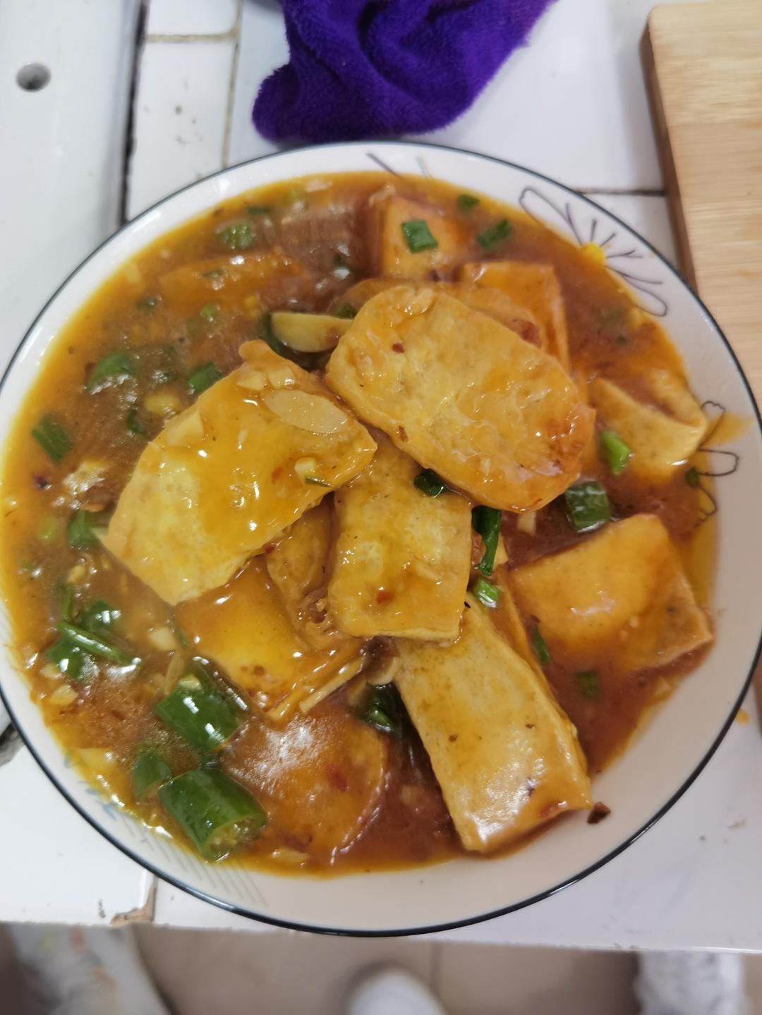 外焦里嫩的香煎豆腐