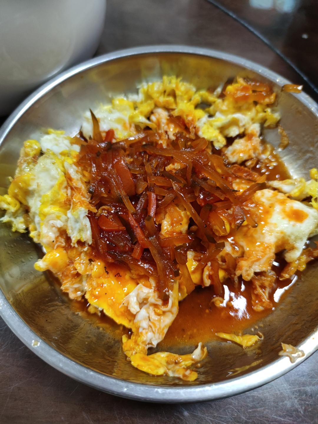 儿时的味道.五柳炸蛋