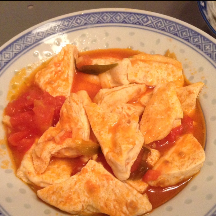 番茄豆腐