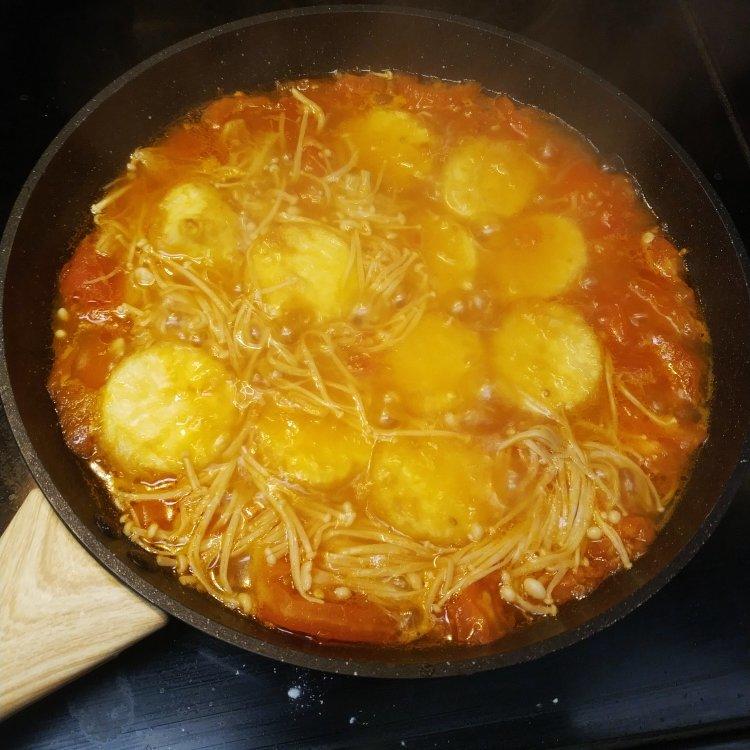 金针菇烧日本豆腐