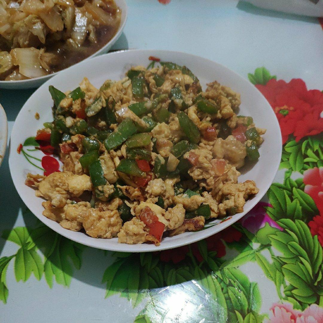 青椒炒蛋