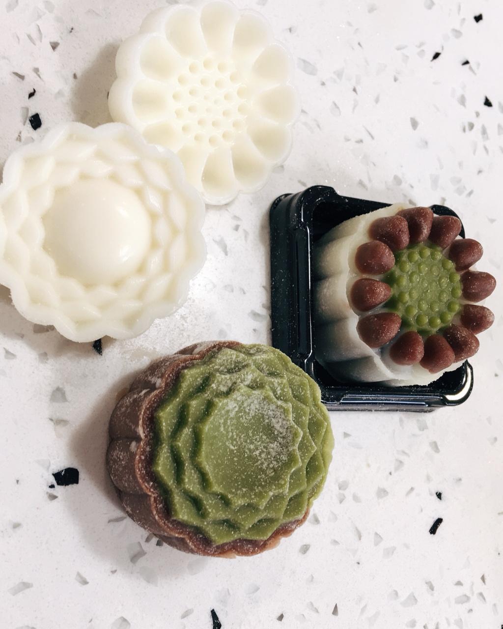 传说中的大班冰皮月饼 终于能尝到啦～