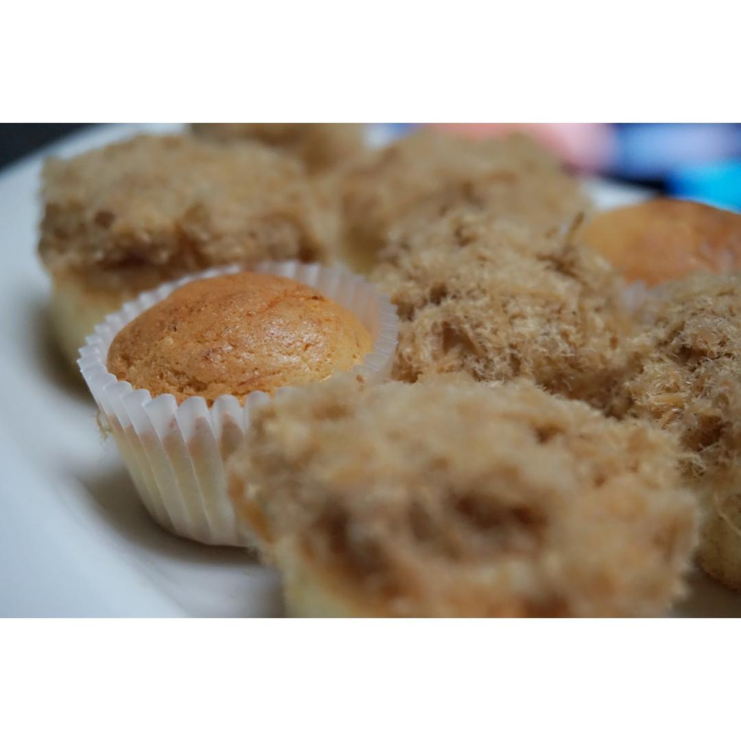 肉松拔丝小蛋糕