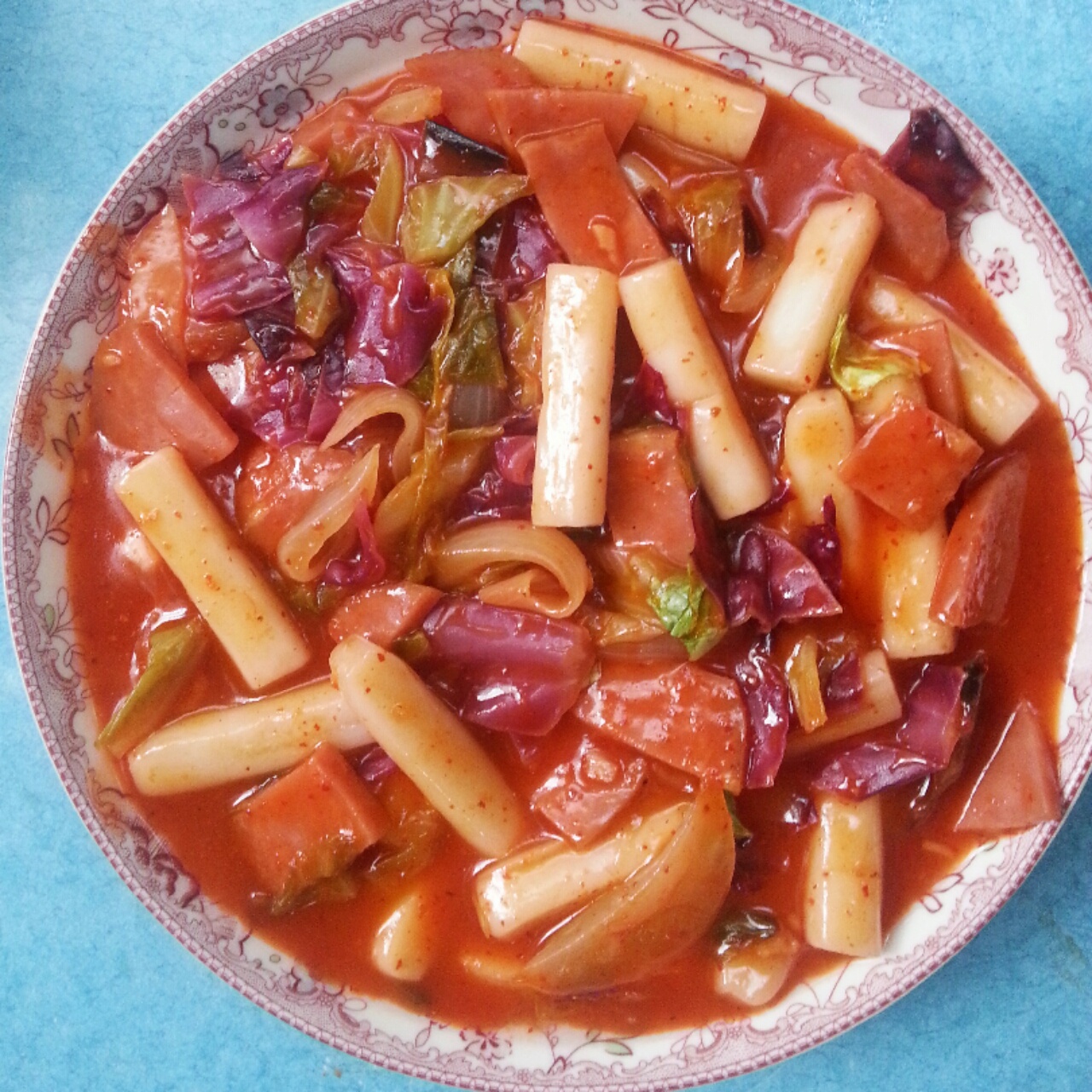 韩式辣炒年糕（or网红芝士套路之芝心年糕）