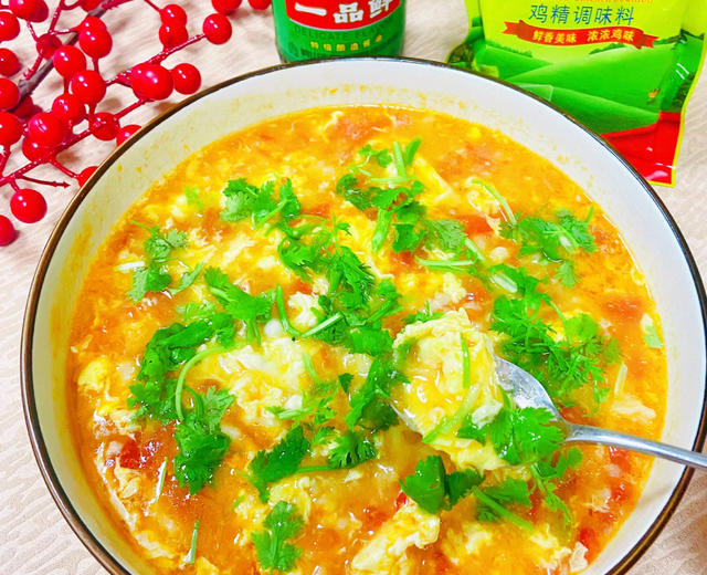 西红柿鸡蛋汤疙瘩汤的做法
