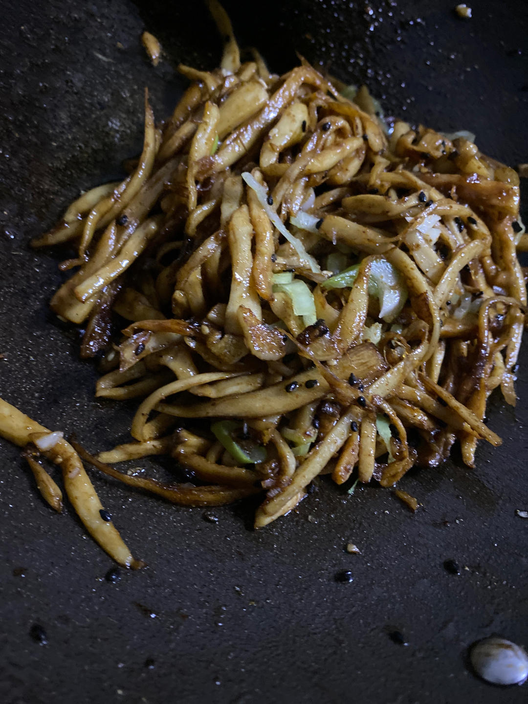 越嚼越香‼️比肉还要好吃👉干煸孜然杏鲍菇