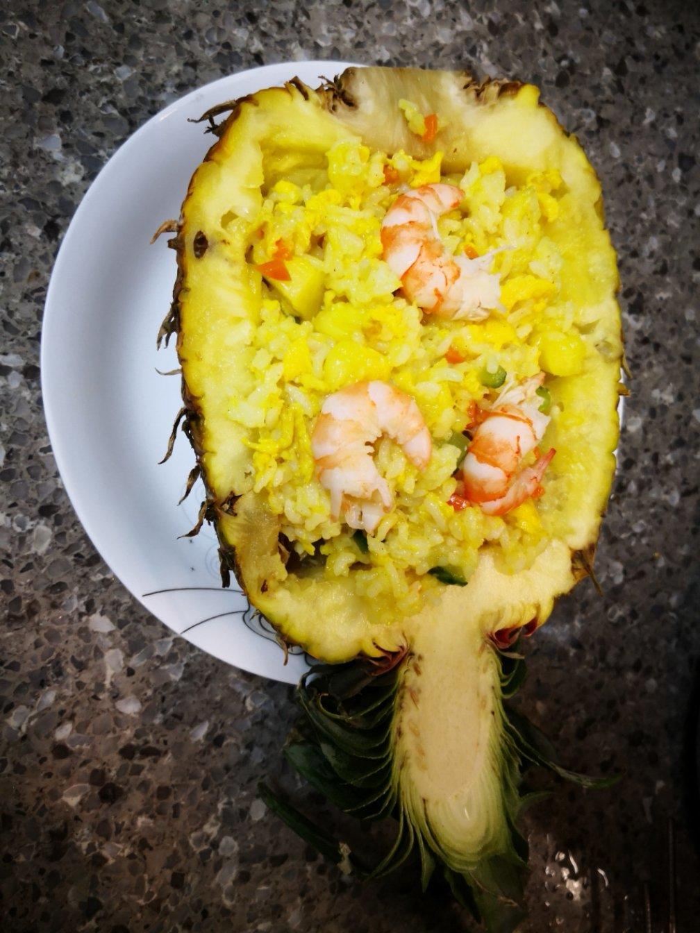 咖喱大虾菠萝（凤梨）炒饭