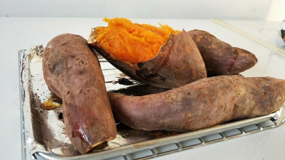 【烤箱版烤红薯】