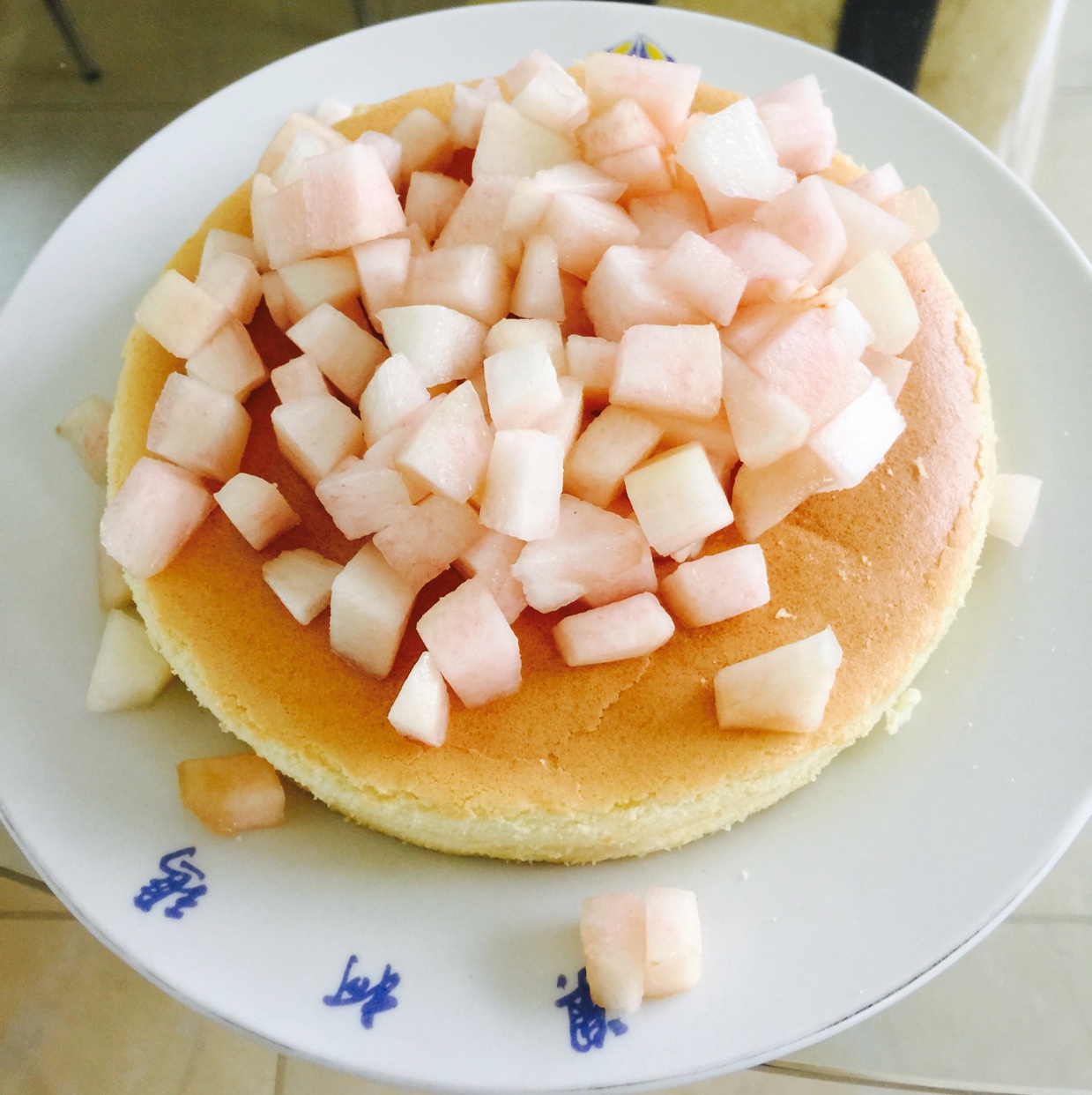 6寸原味戚风蛋糕