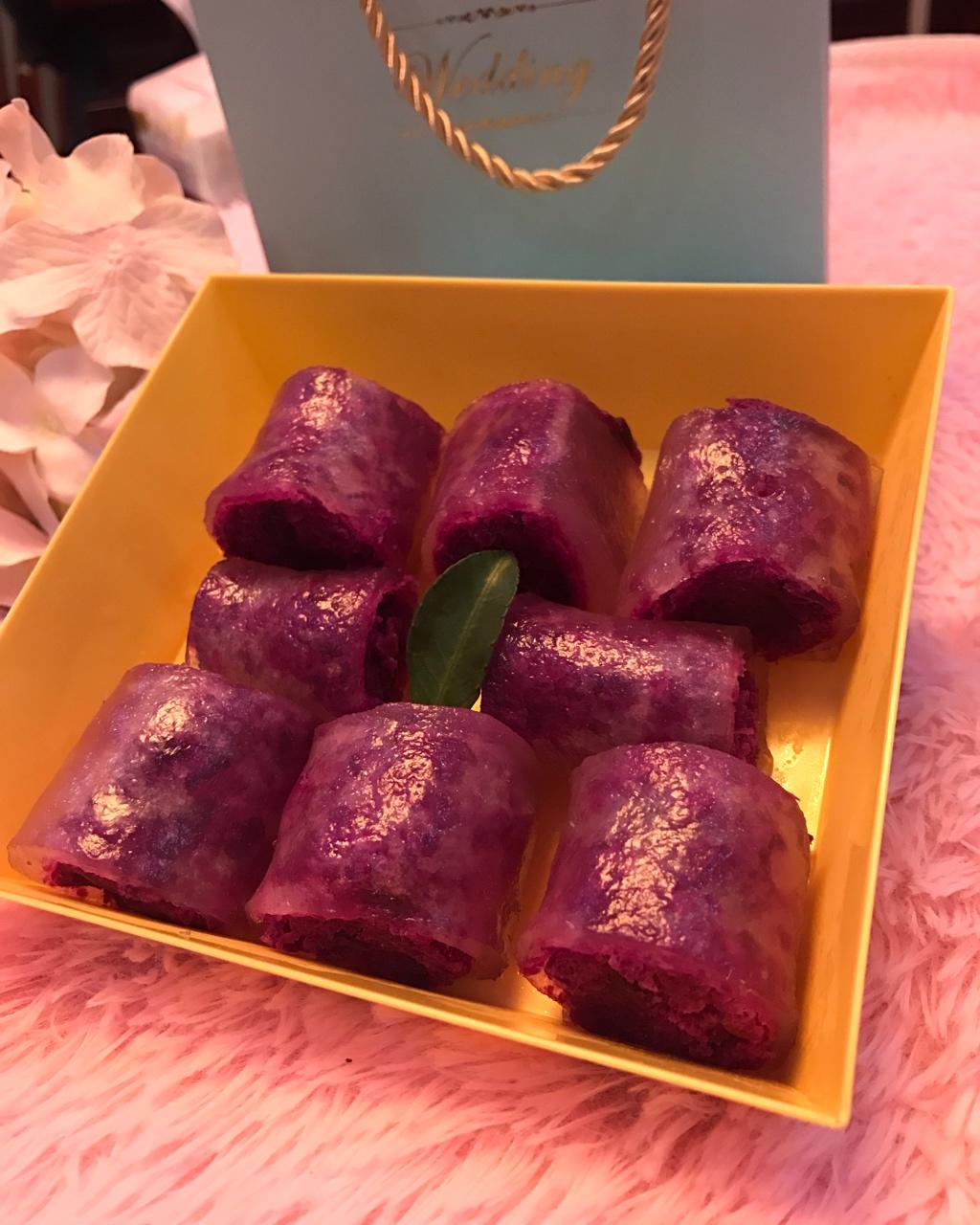 水晶紫薯糕