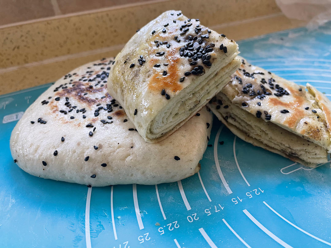 【千层发面饼的做法】