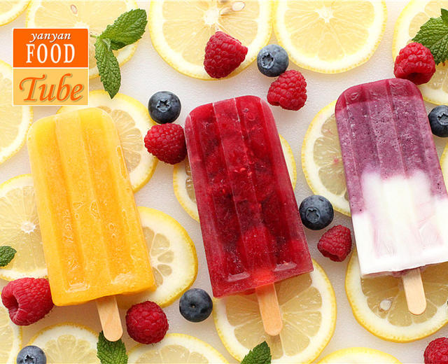 夏季缤纷水果冰棍 Summertime Fruit Popsicles的做法