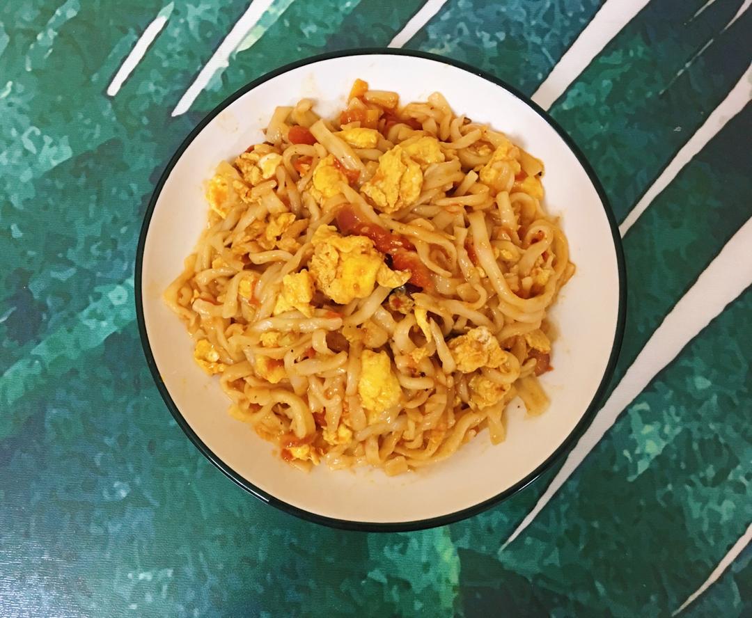鸡蛋素炒面Fried Noodles Vegetarian