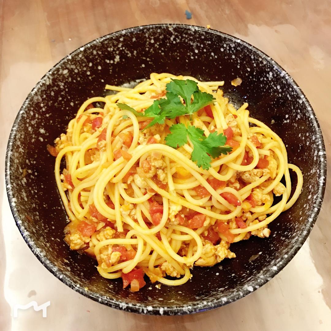 【番茄肉酱意面】