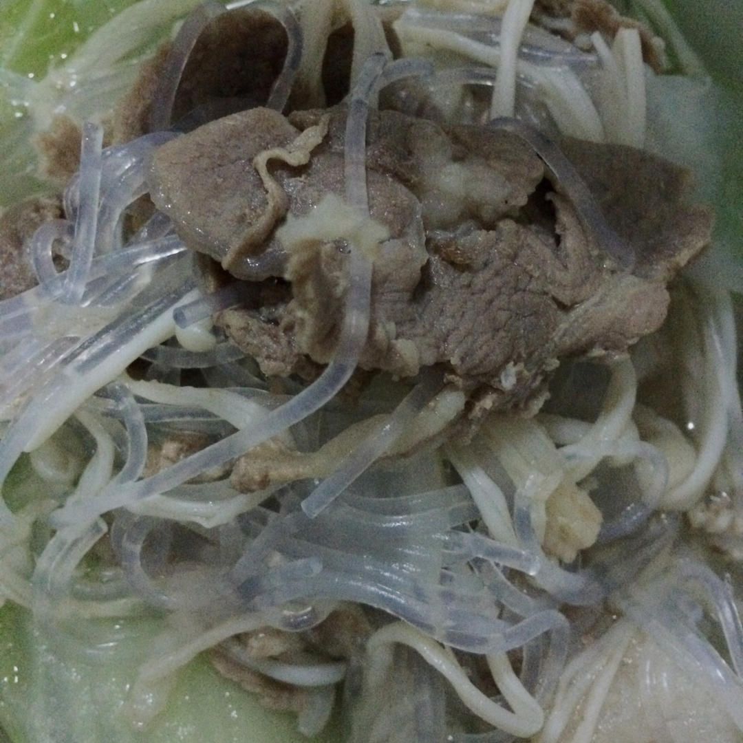 白菜粉丝羊肉汤