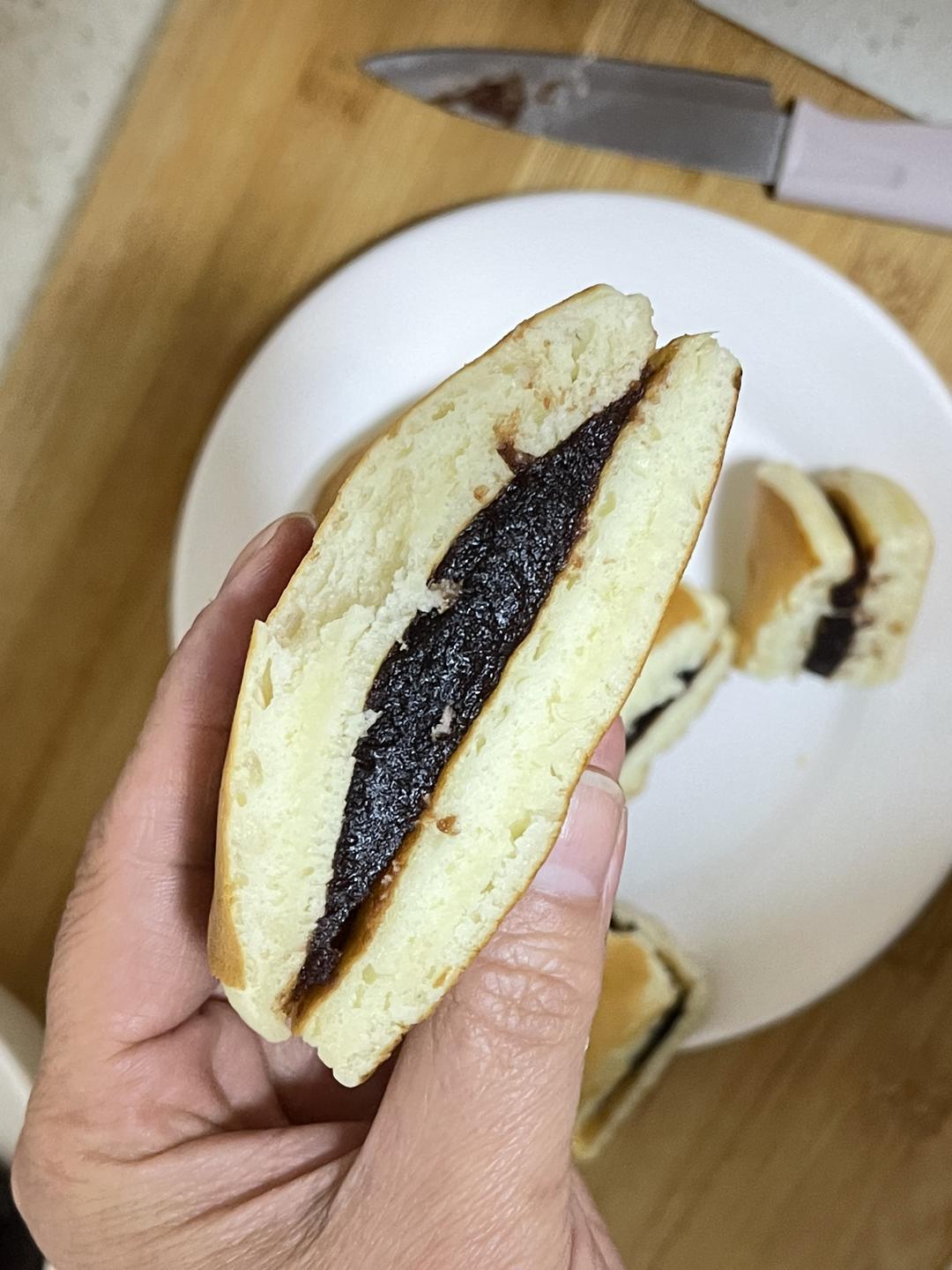 没工具也能做的铜锣烧