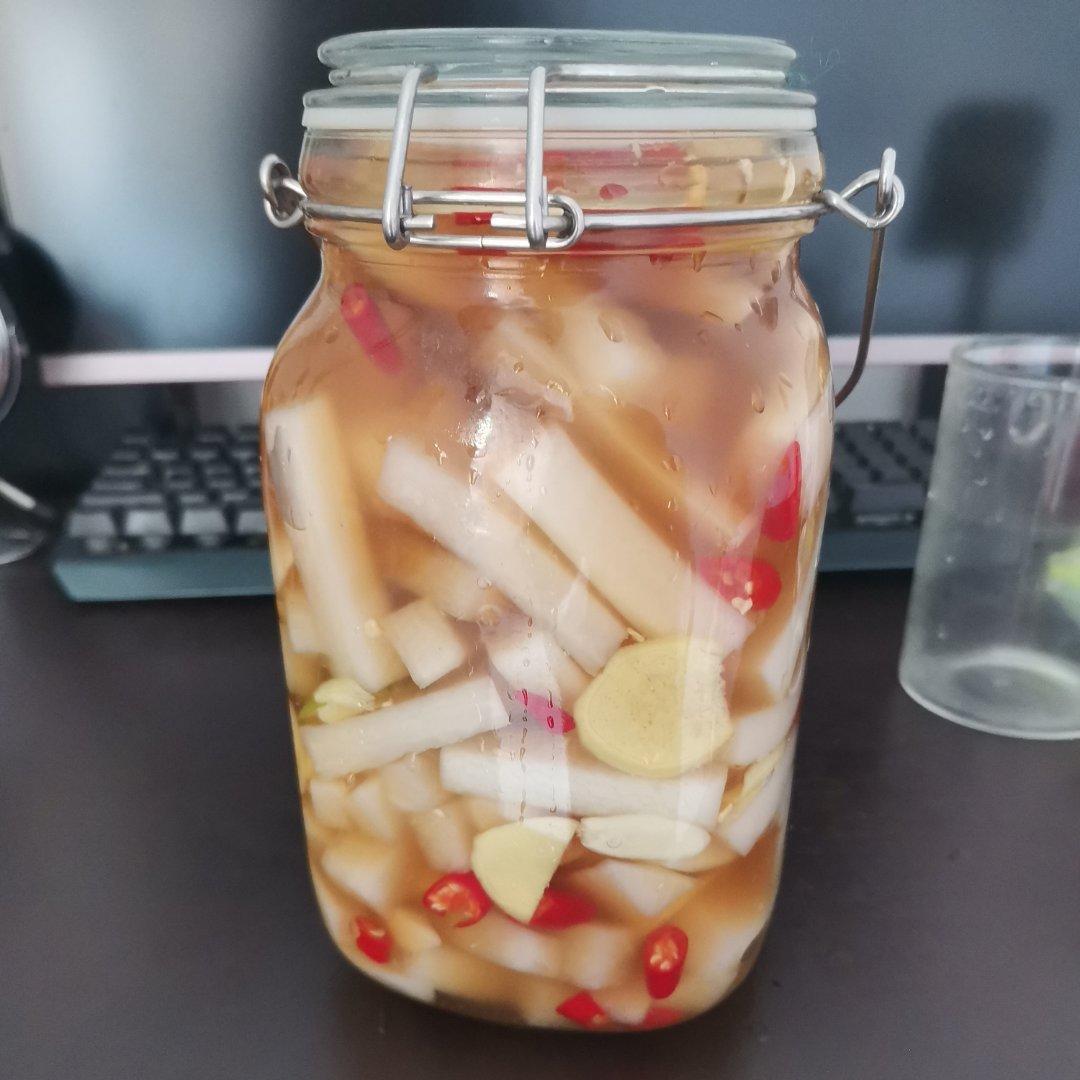 秘制糖醋爽脆腌萝卜条