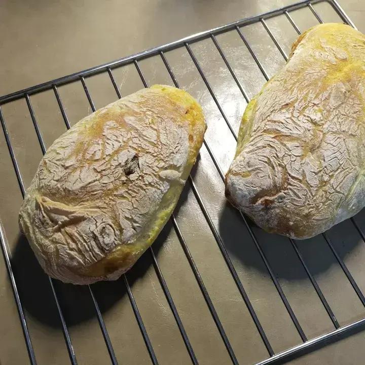 【ciabatta】家庭版恰巴塔，软乎乎的拖鞋面包