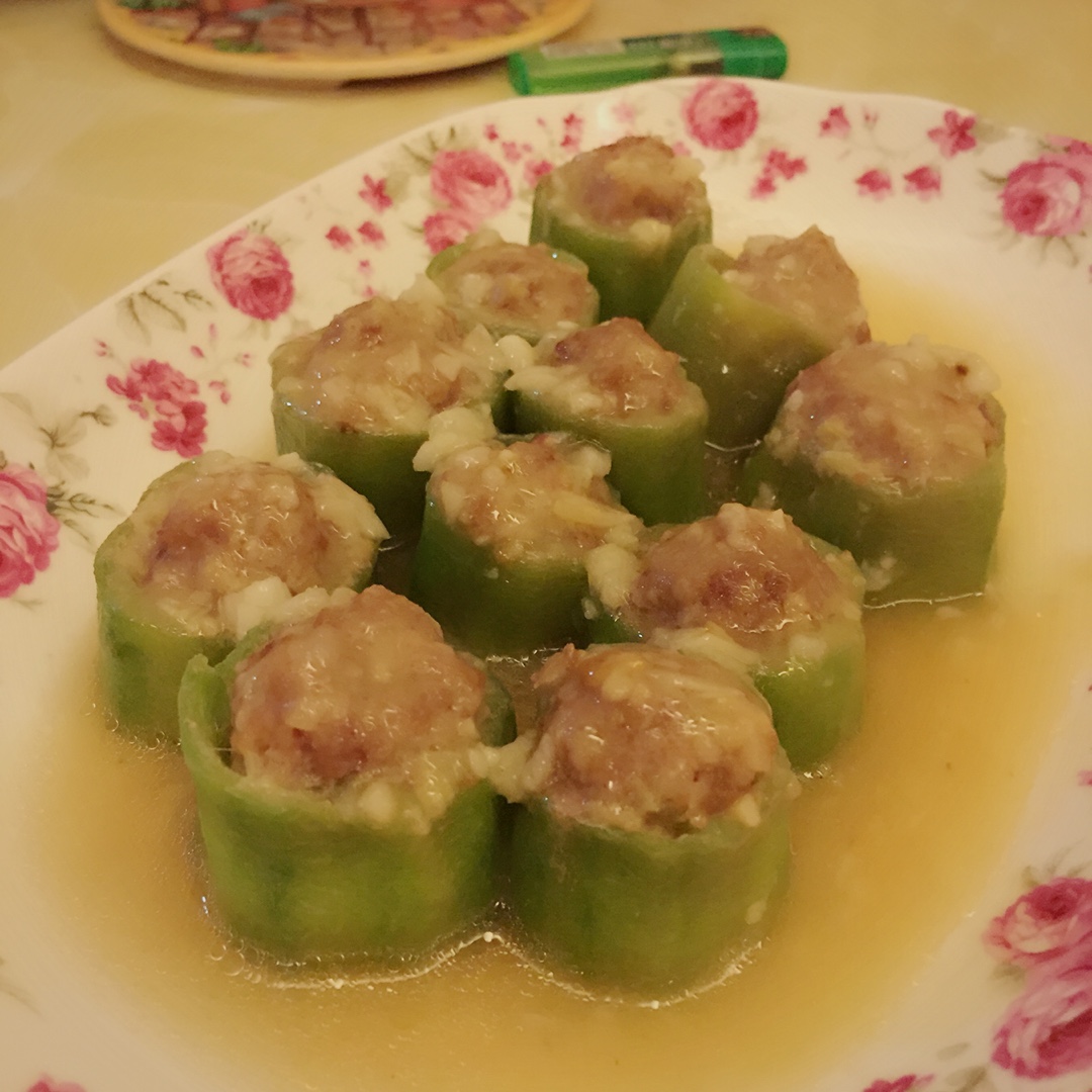丝瓜酿肉丸