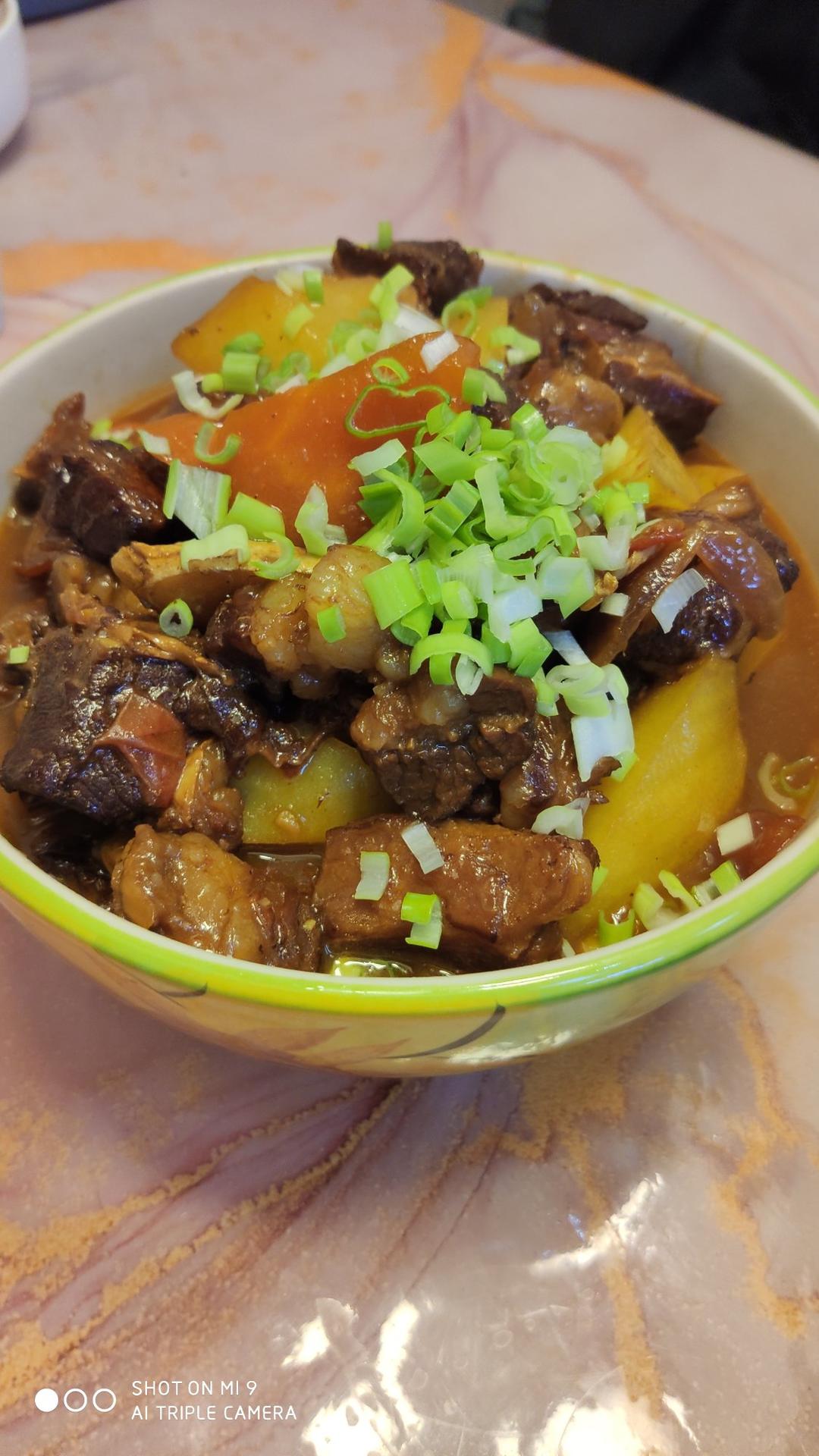 番茄土豆炖牛腩