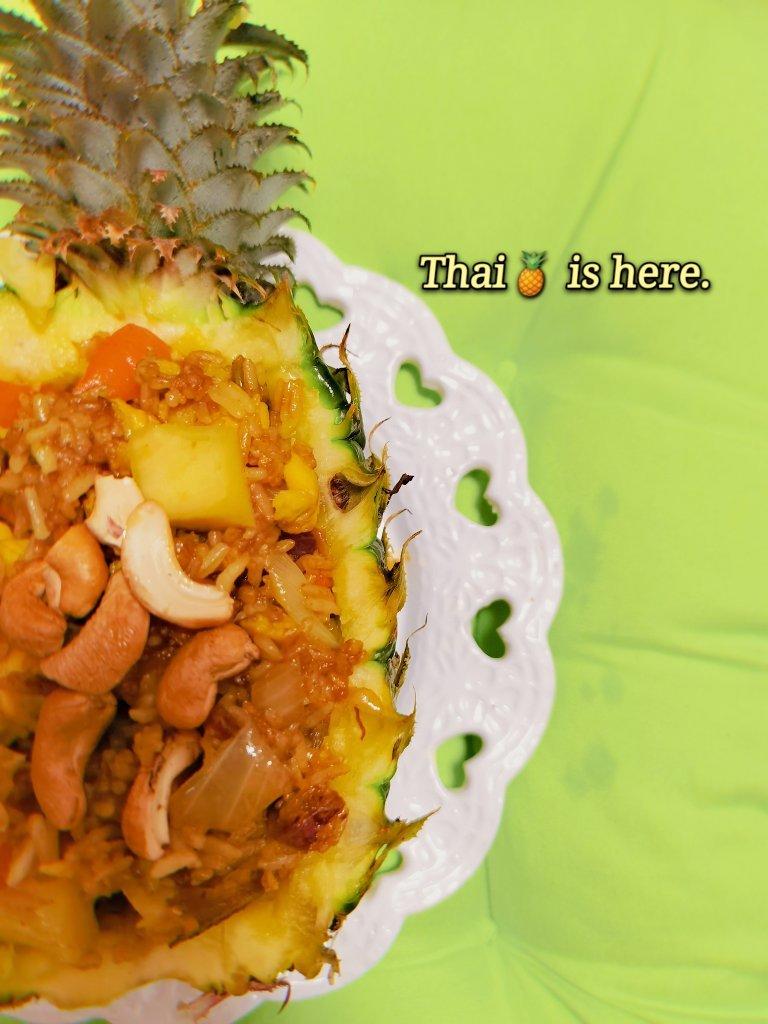 🍍菠萝蛋炒饭（加咖喱）