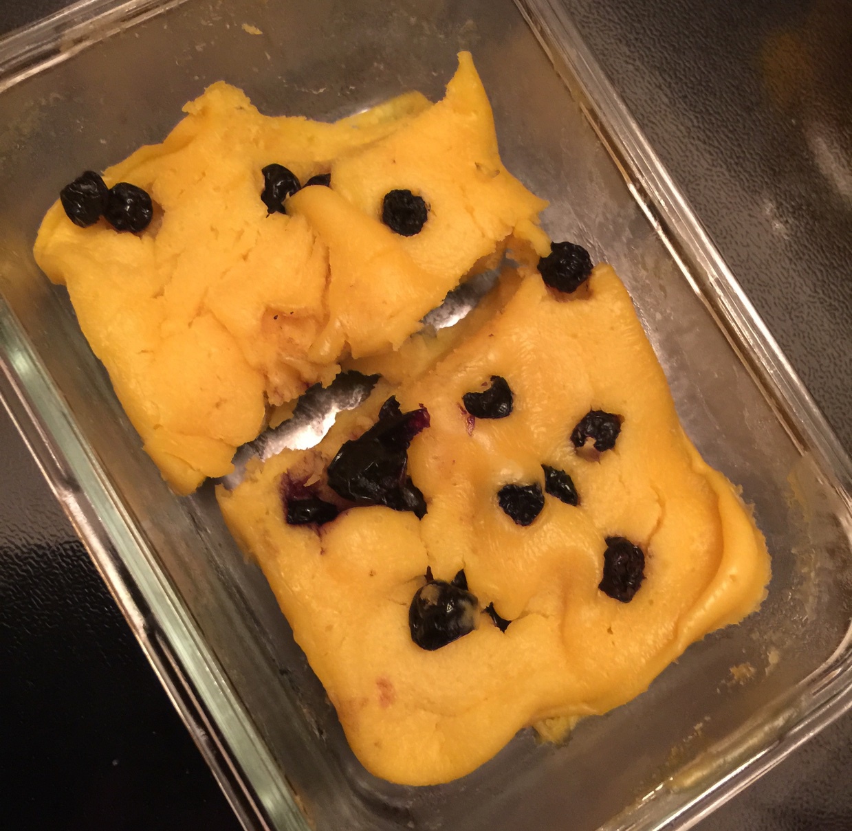 莪媞摩羯做的微波炉简易蛋糕