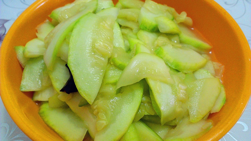 清炒节瓜