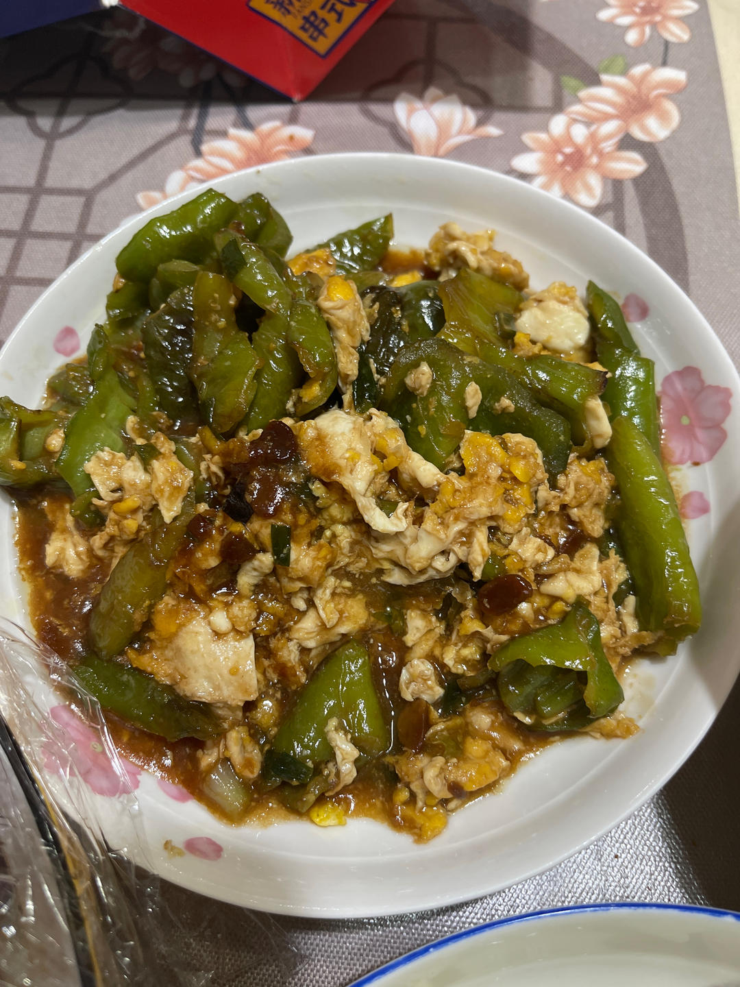 超级下饭的虎皮青椒炒鸡蛋！三碗饭都不够