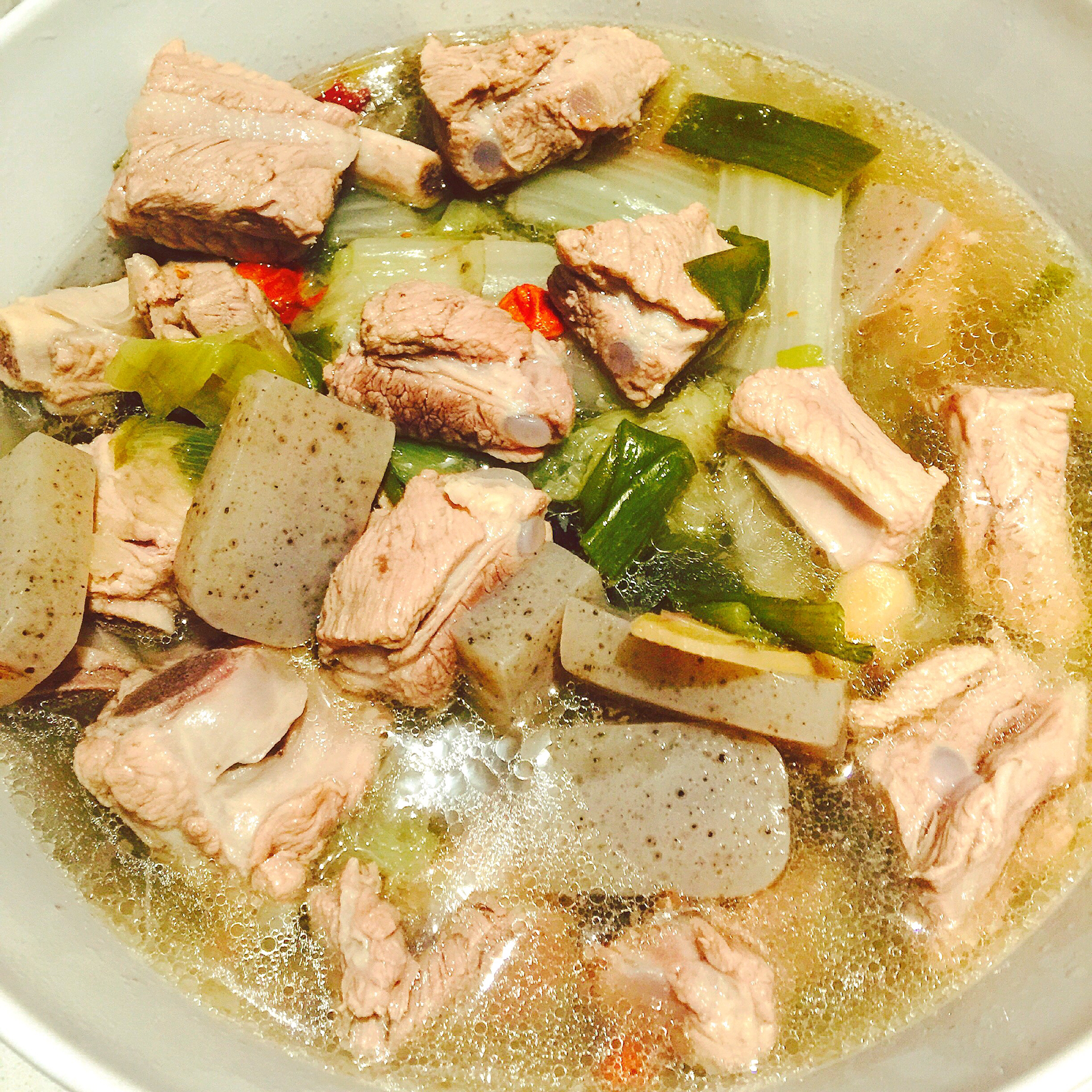 甜啊甜啊甜_dsxo做的小白菜炖排骨