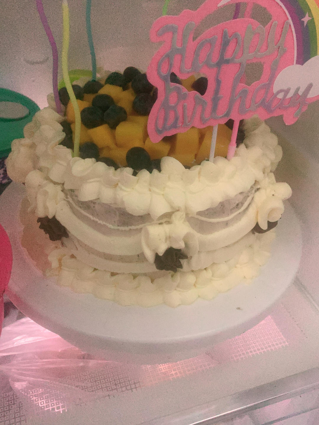 新手必成8寸生日蛋糕（详细多图干货经验分享，解决戚风蛋糕塌陷，奶油饰面涂不好，烤箱温度不好掌握等各种问题）