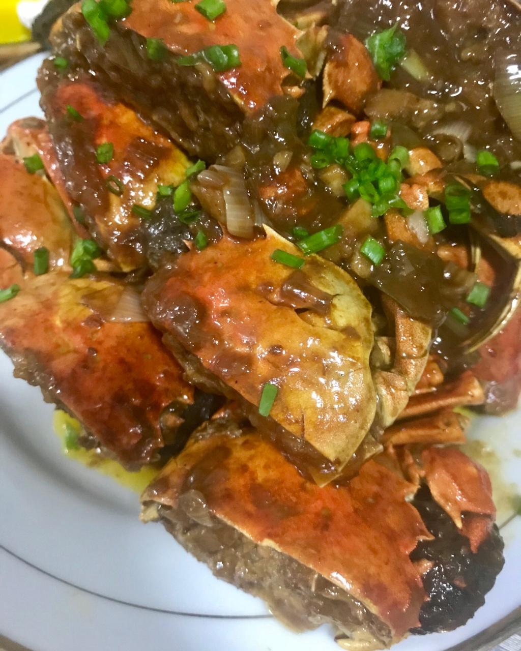 臻哥麻麻做的堂妈教你做酱爆螃蟹