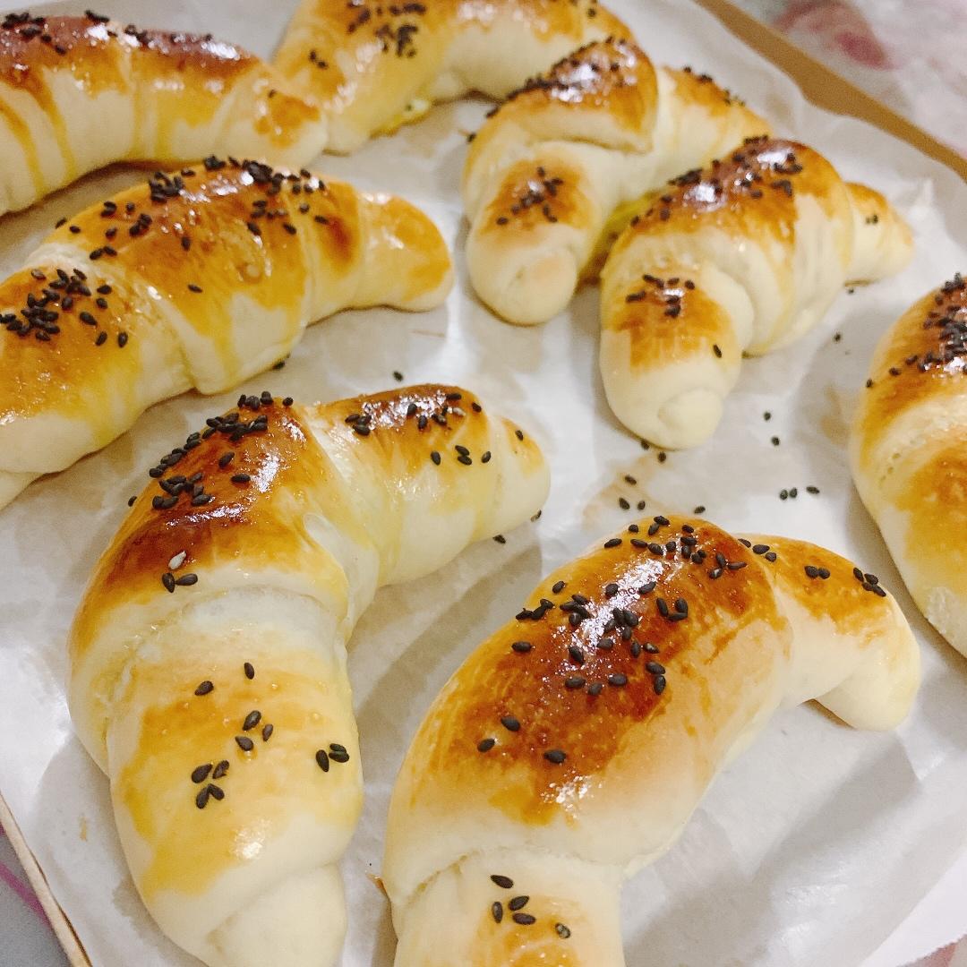 奶香牛角包—新手入门级的面包