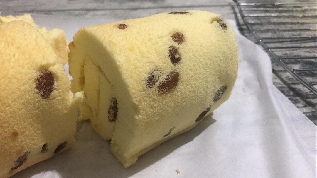 葡萄干蛋糕卷