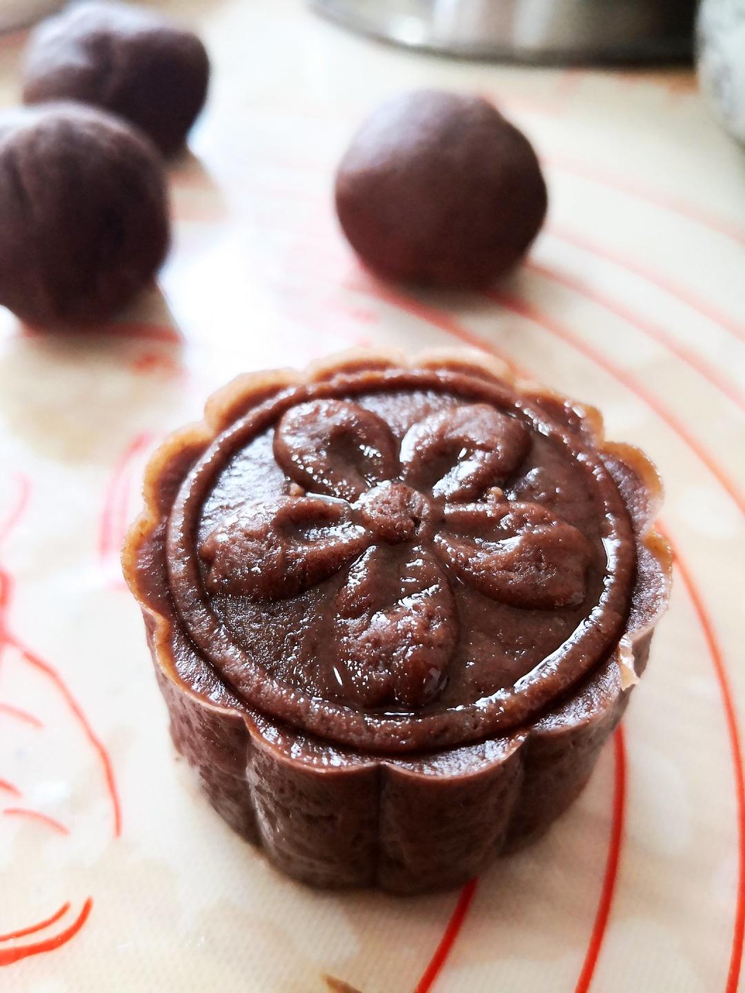 巧克力月饼馅(更适用冰皮)