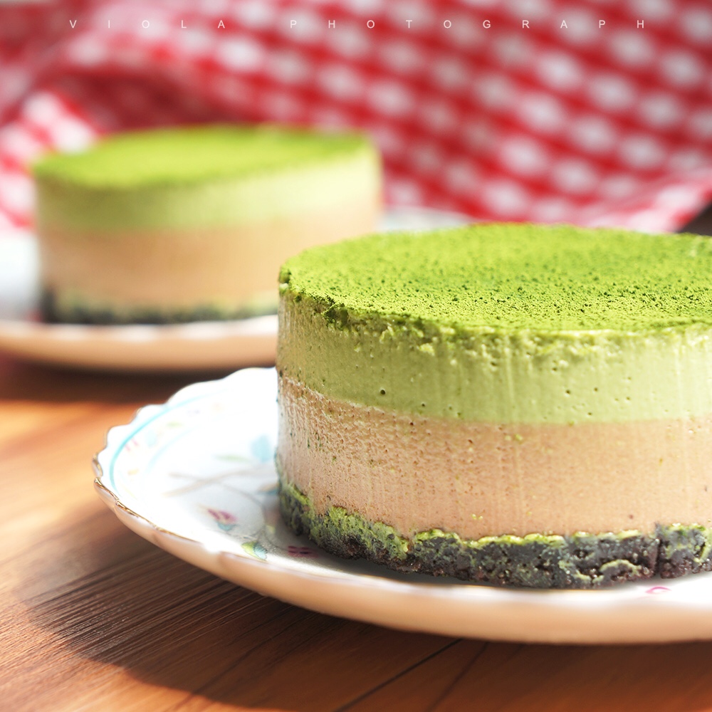 巧克力抹茶慕斯蛋糕