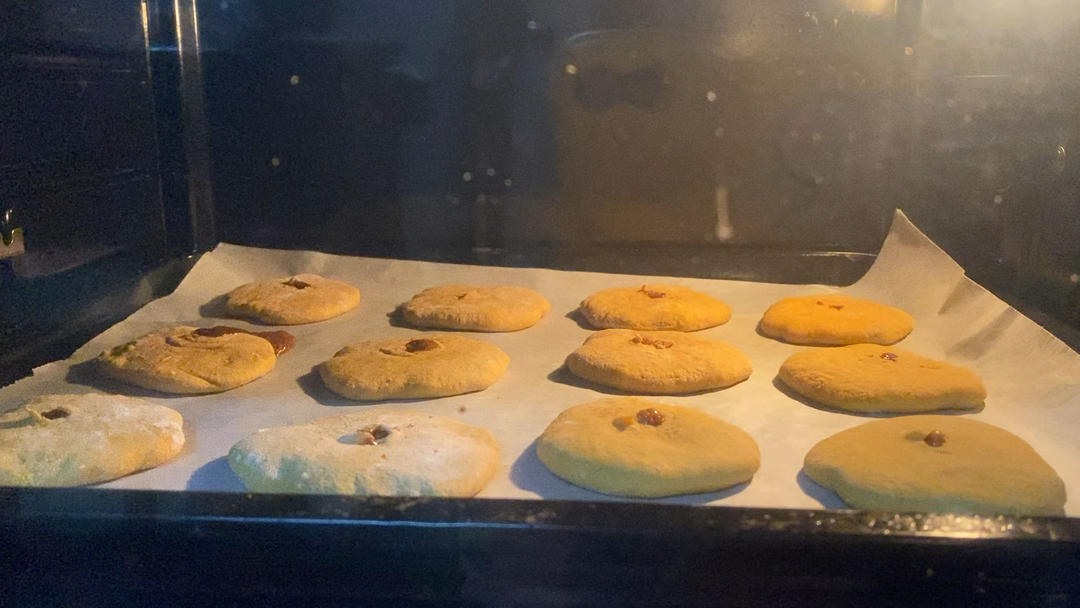 潮汕美食--红糖肚脐饼