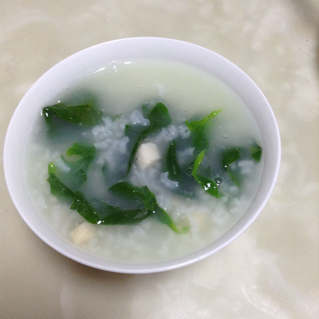 干贝菠菜粥