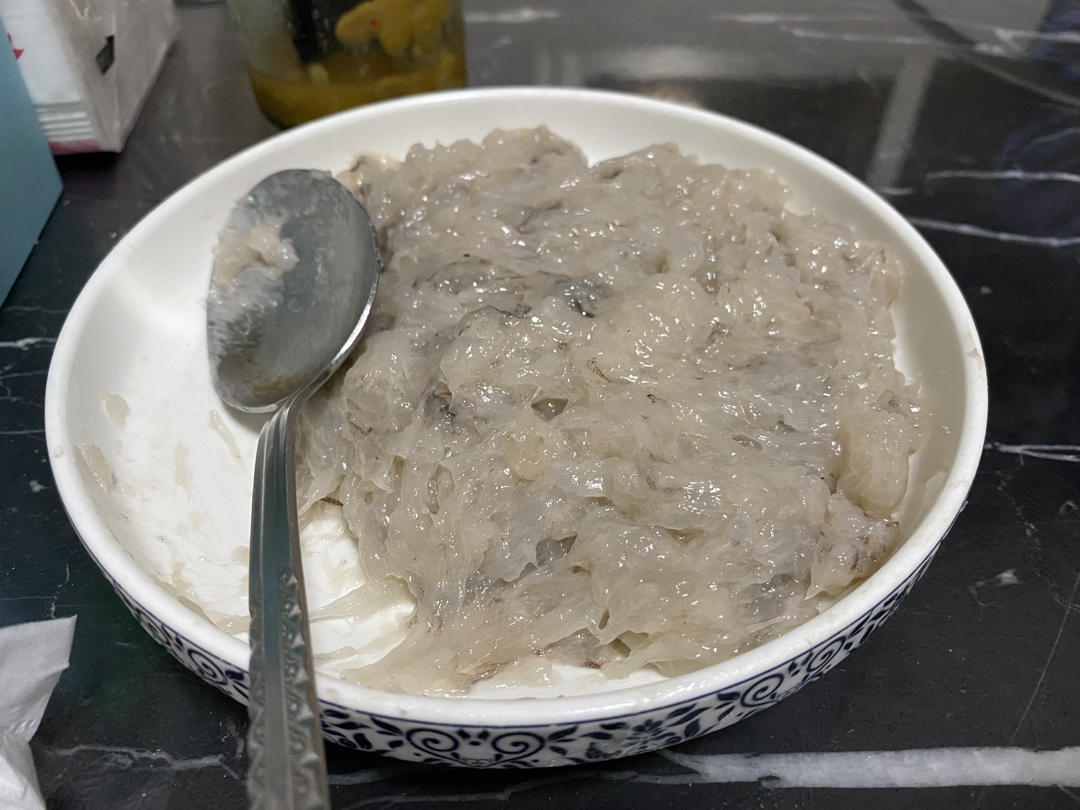 不加粉的Q弹虾滑