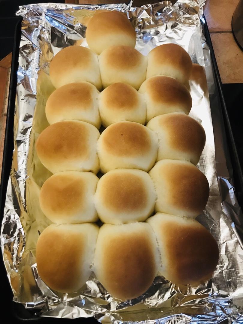 椰子油蜂蜜牛奶小餐包（中筋面粉）