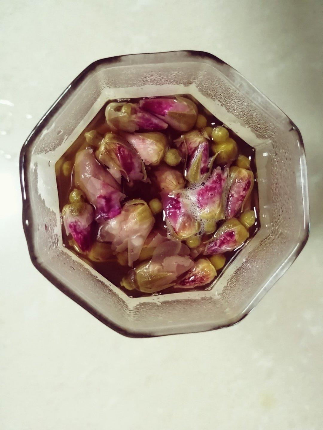 玫瑰红糖茶