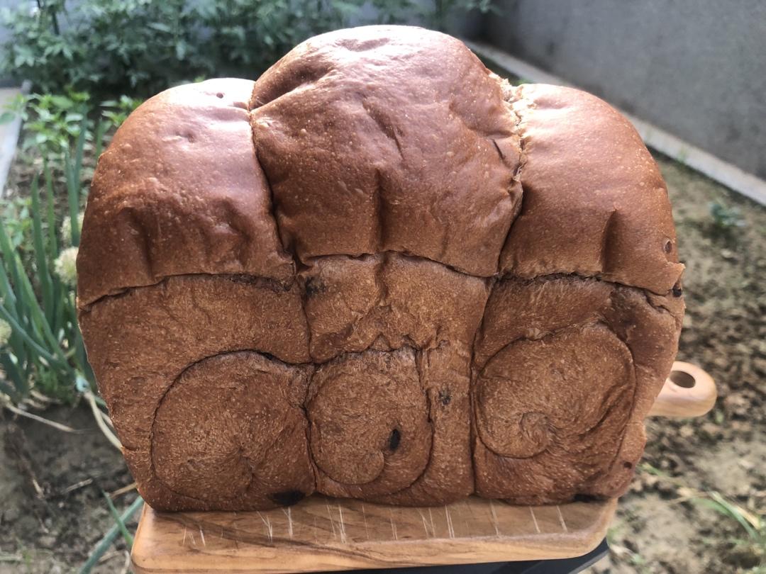 奶油巧克力吐司
