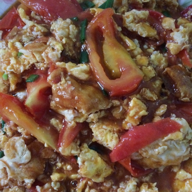 鸡蛋炒西红柿i