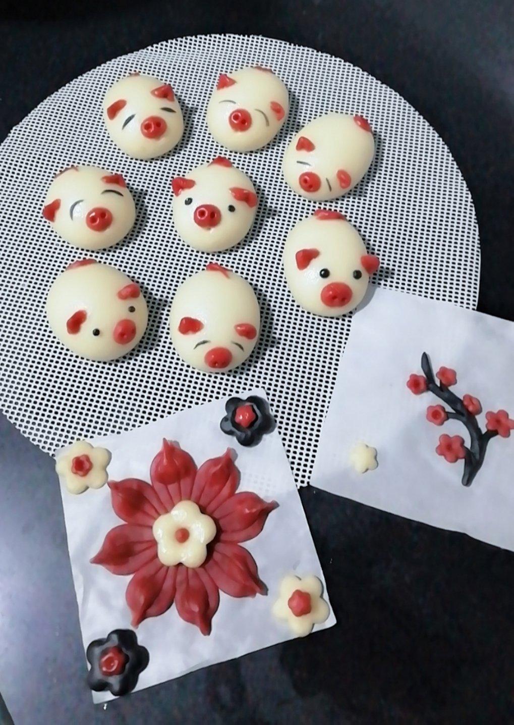 做一个萌萌小猪馒头